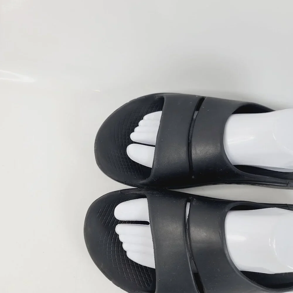 OOFOS Men's Ooah Recovery Rubber Slip-On‎ Casual Slide Sandal Size 11